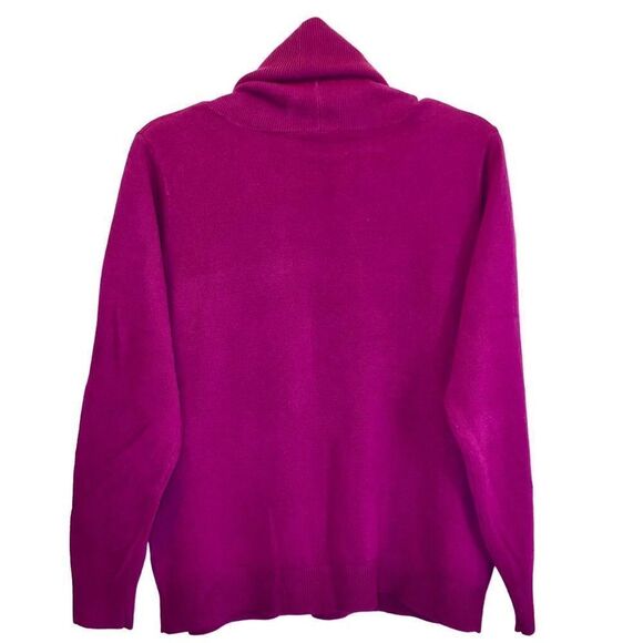 Designers Originals Cowl Neck Sweater in Fuchsia Pink Women’s XL - Picture 6 of 7